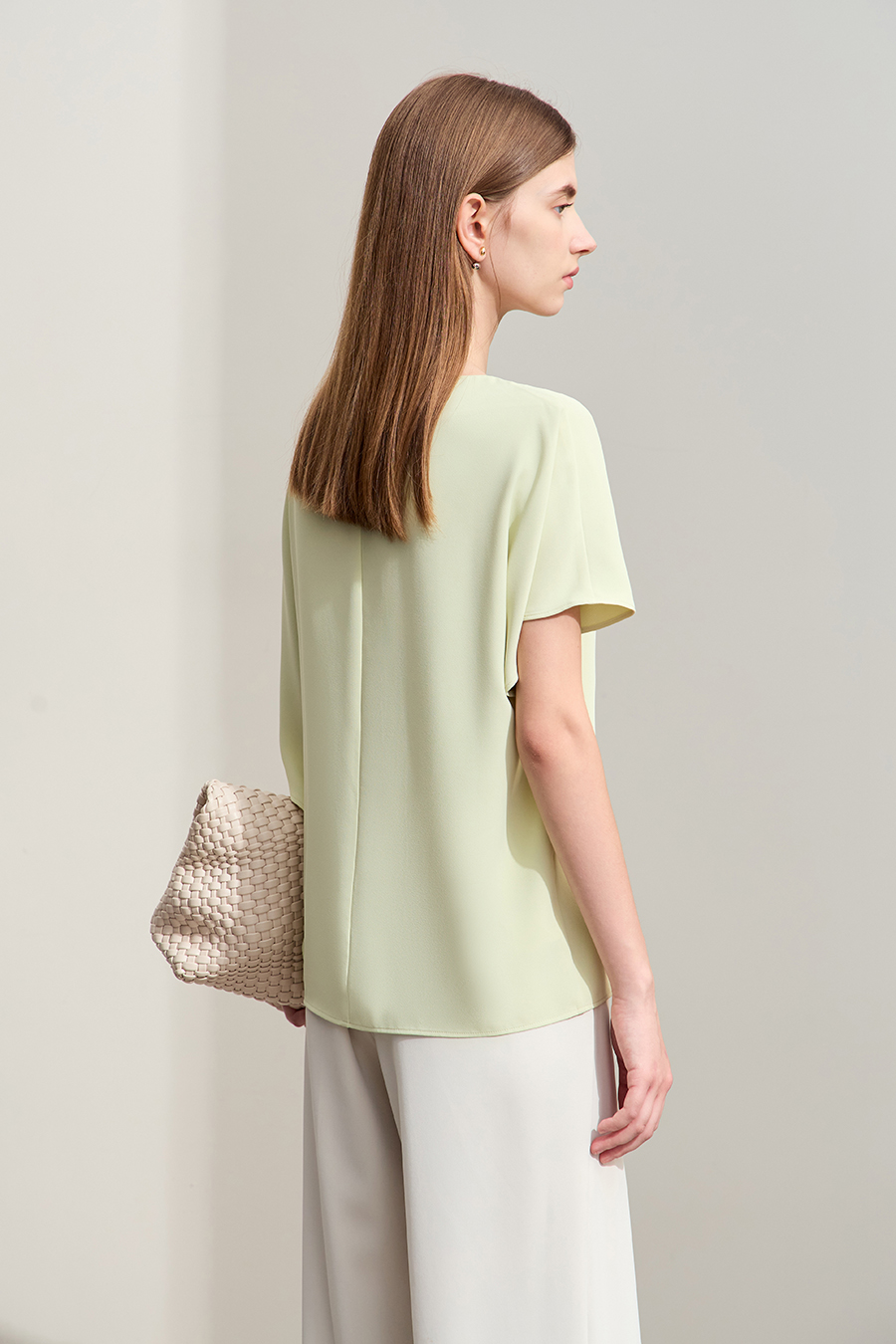 Asymmetric Chiffon Blouse