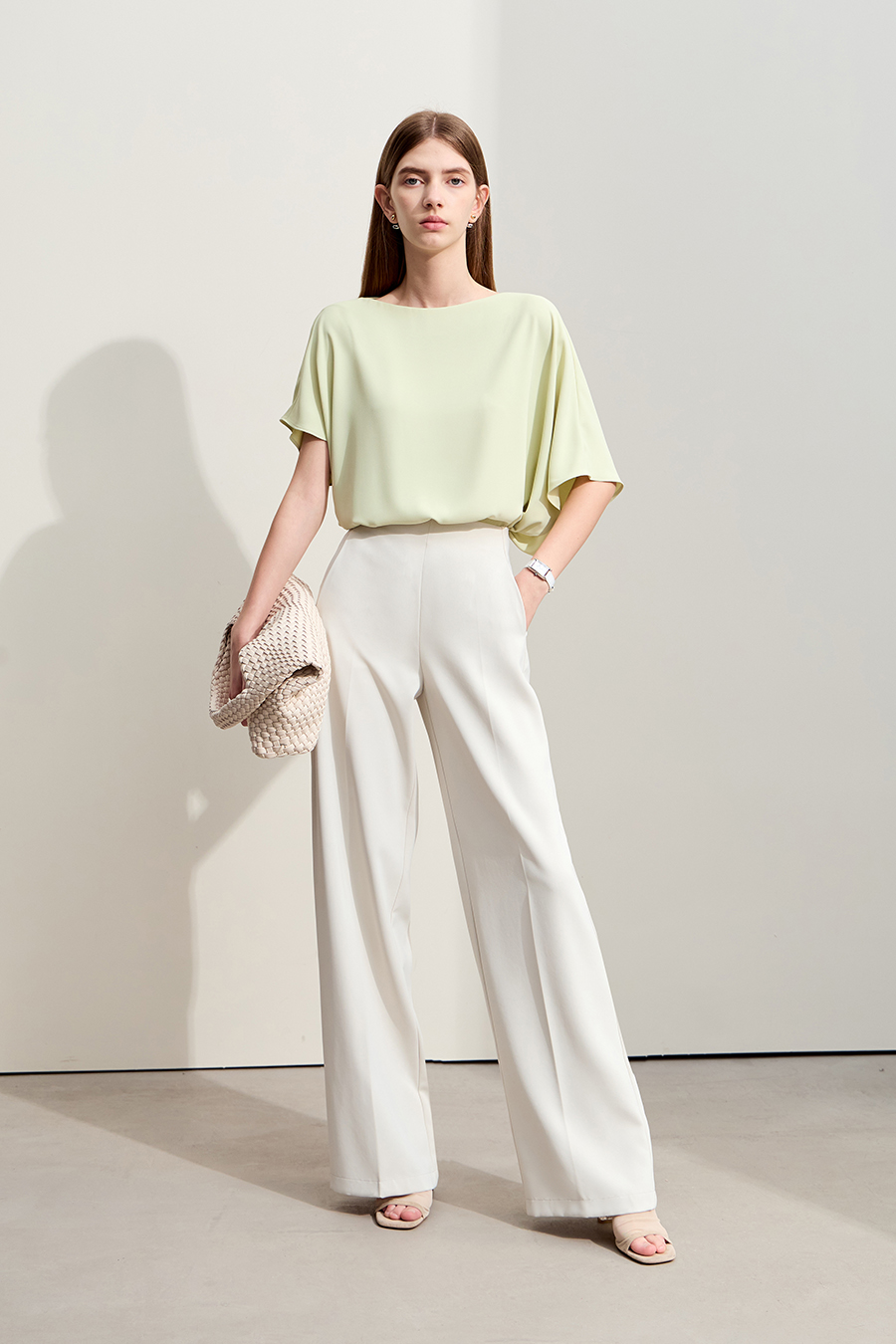 Asymmetric Chiffon Blouse