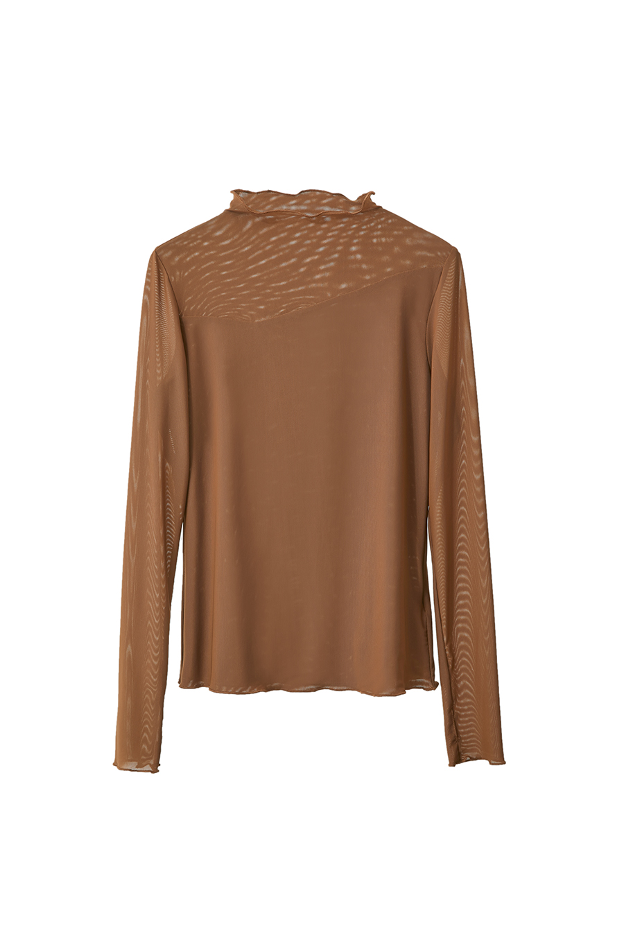 Slightly Sheer Mesh T - Shirt|AMII-AMII.com