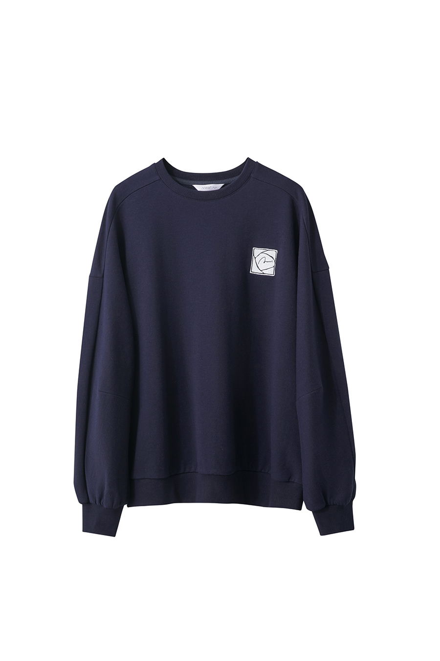 Letter Embroidered Fleece Sweatshirt