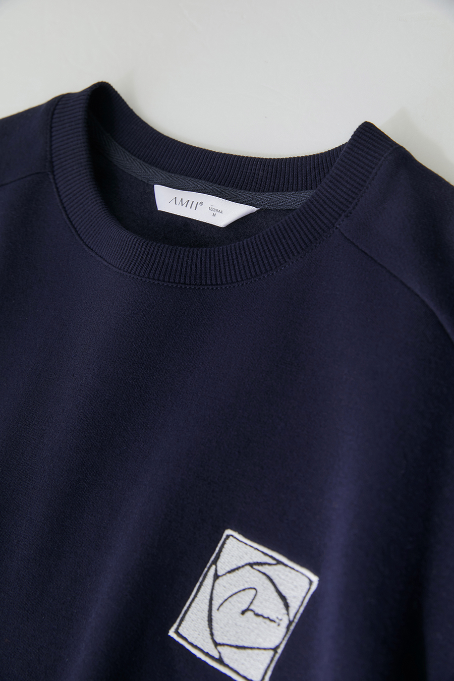 Letter Embroidered Fleece Sweatshirt