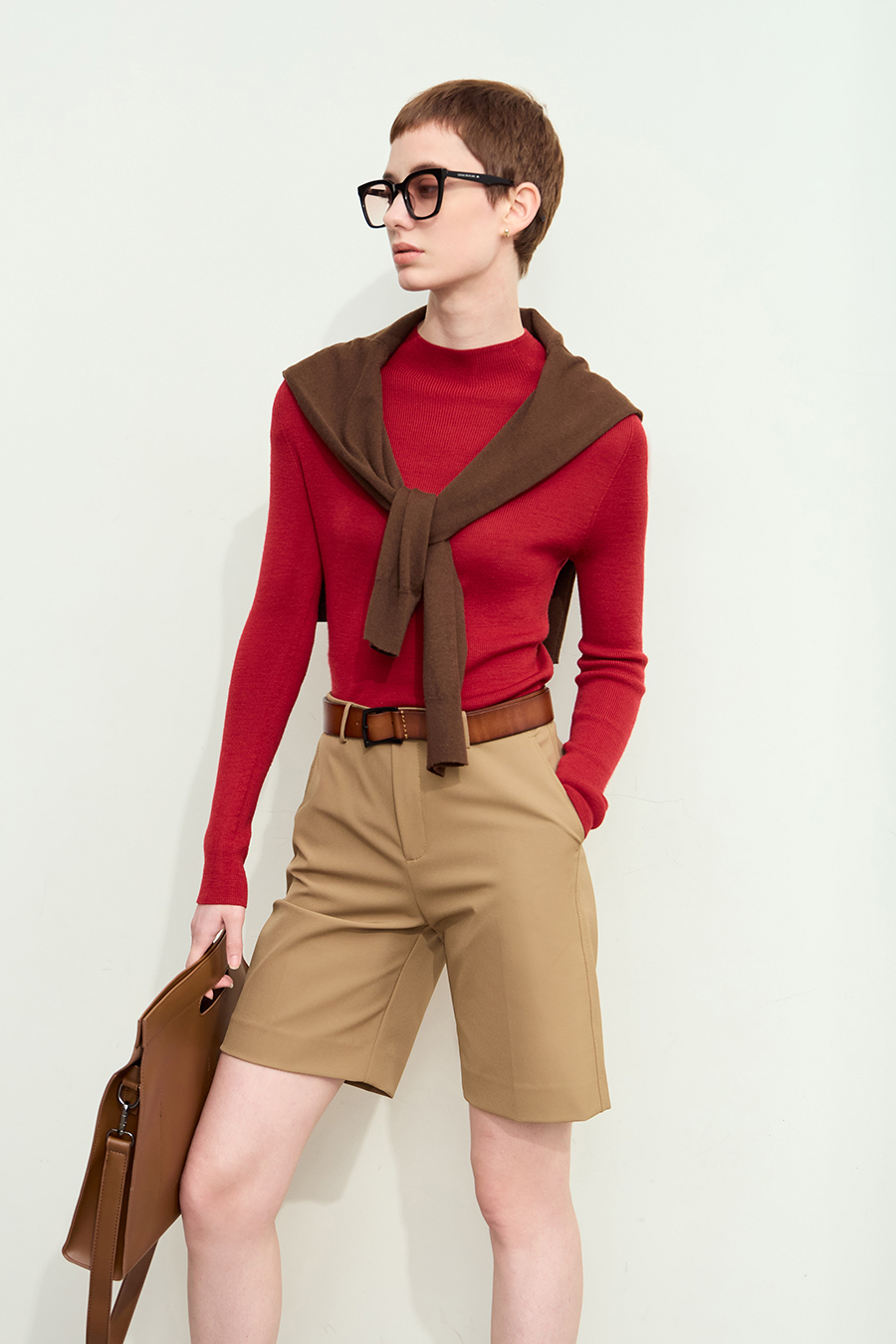 All Wool Seamless Sweater|AMII-AMII.com