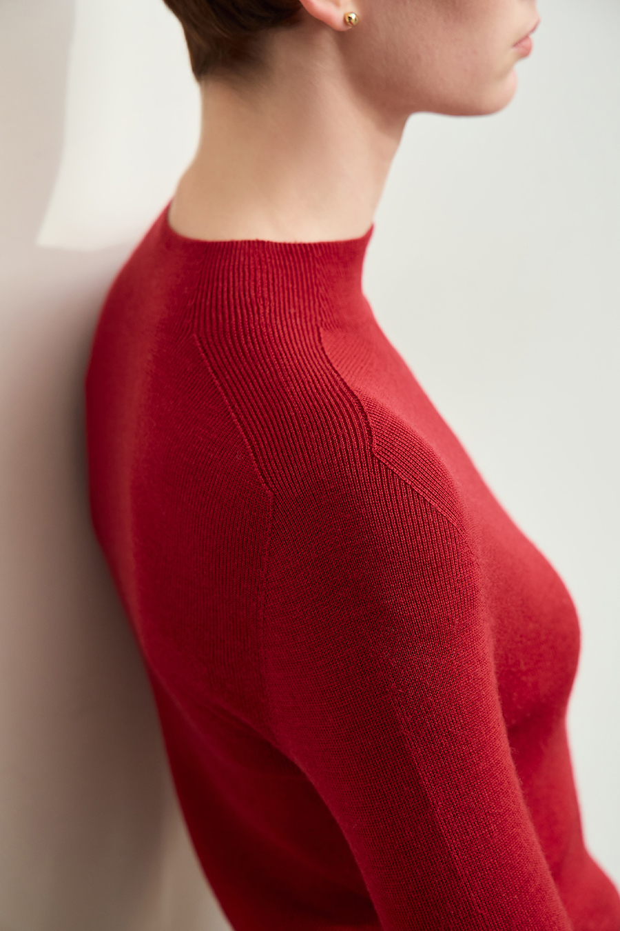 All Wool Seamless Sweater|AMII-AMII.com