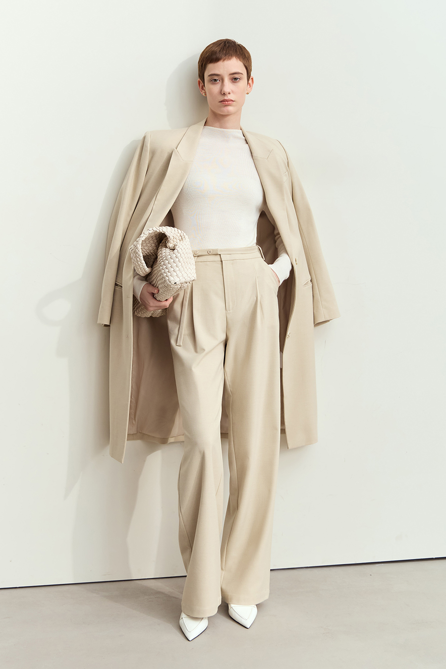 All Wool Seamless Sweater|AMII-AMII.com