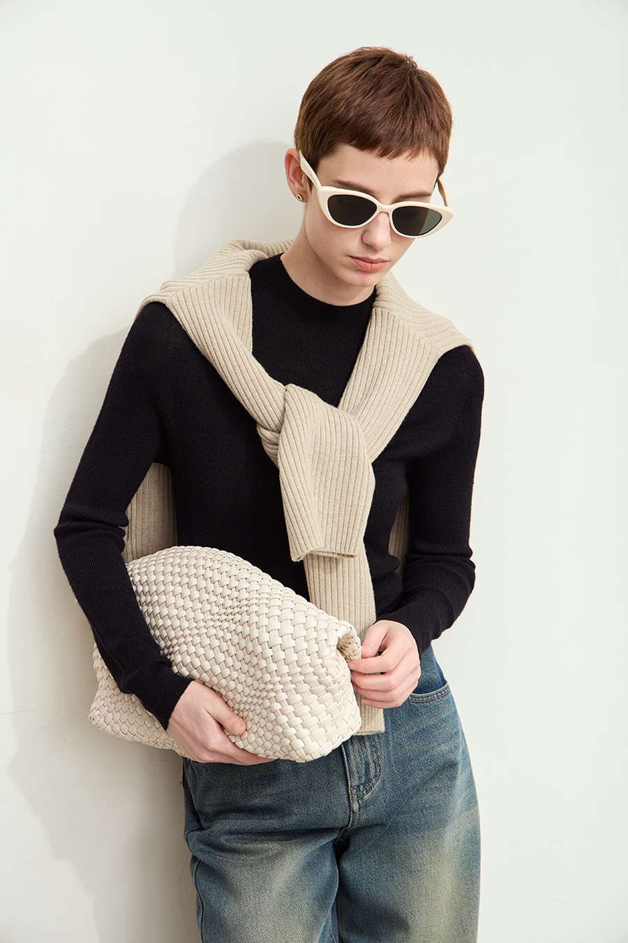 All Wool Seamless Sweater|AMII-AMII.com