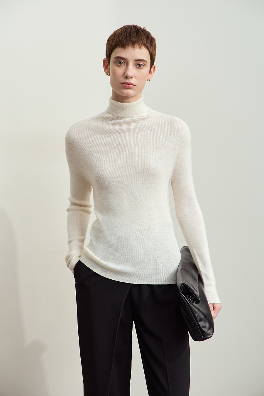 Seamless All - Wool Sweater|AMII-AMII.com