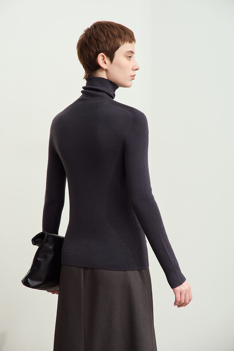 Seamless All - Wool Sweater|AMII-AMII.com