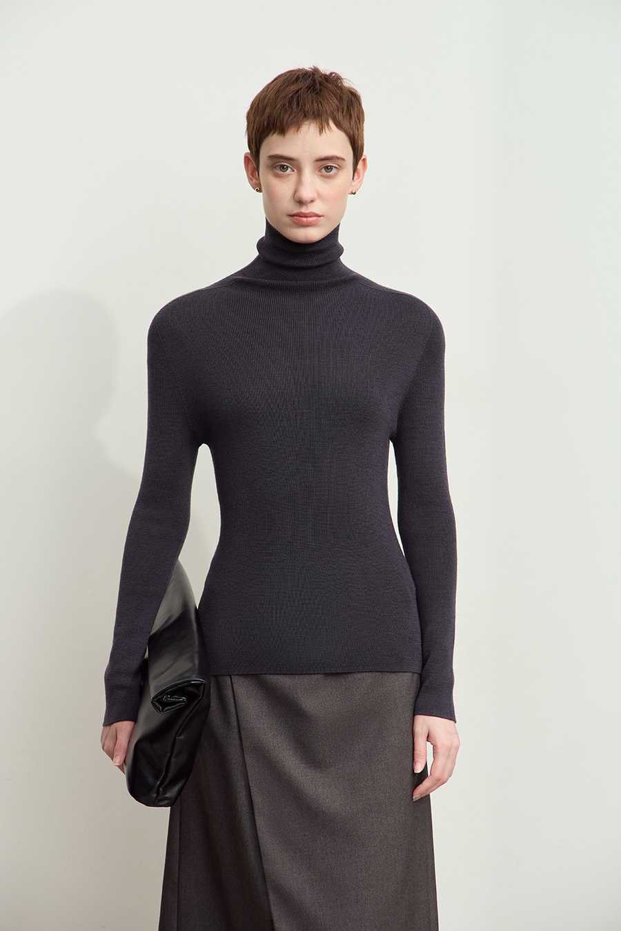 Seamless All - Wool Sweater|AMII-AMII.com