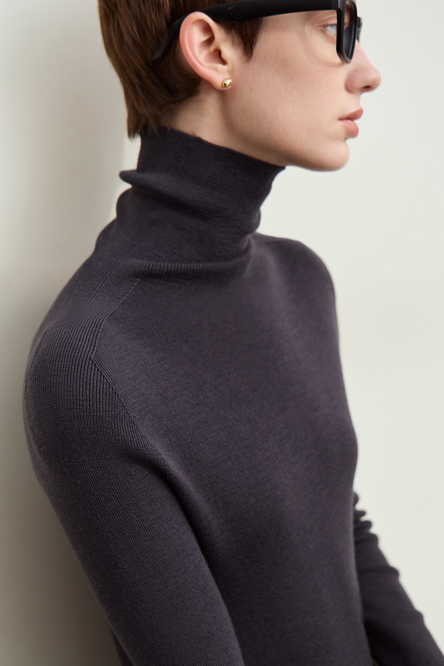 Seamless All - Wool Sweater|AMII-AMII.com