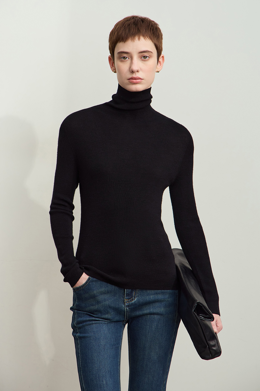 Seamless All - Wool Sweater|AMII-AMII.com