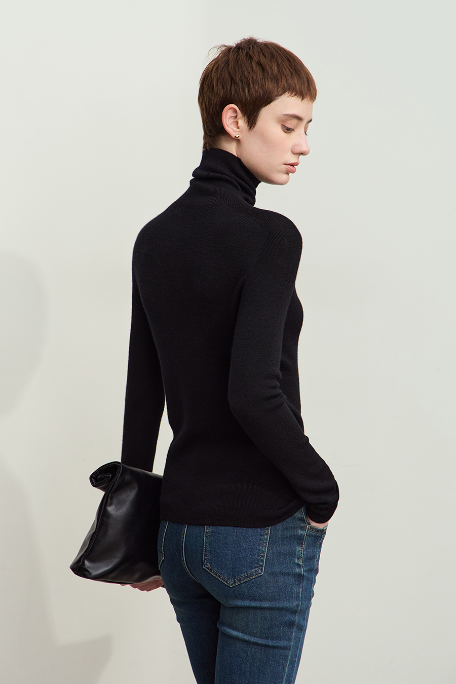 Seamless All - Wool Sweater|AMII-AMII.com