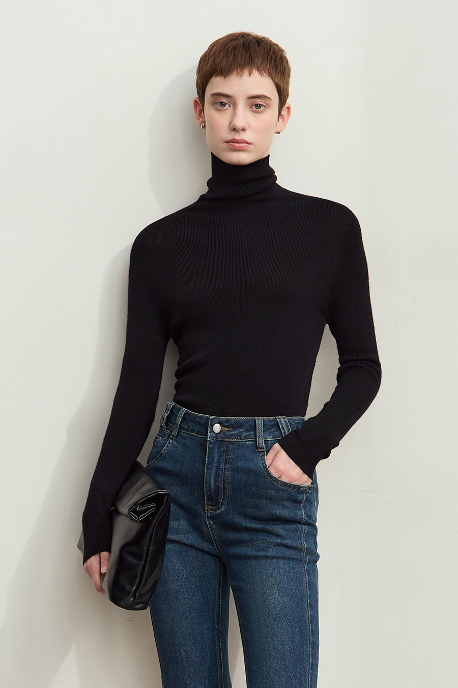Seamless All - Wool Sweater|AMII-AMII.com