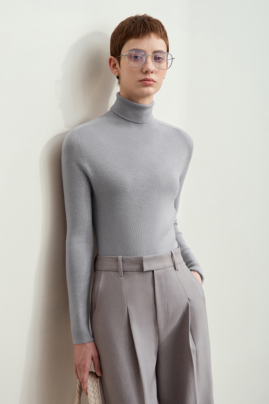 Seamless All - Wool Sweater|AMII-AMII.com