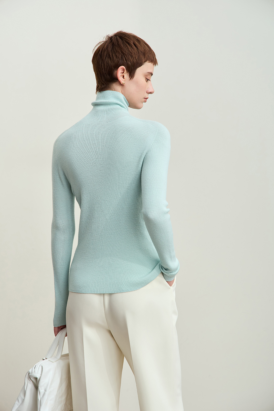 Seamless All - Wool Sweater|AMII-AMII.com