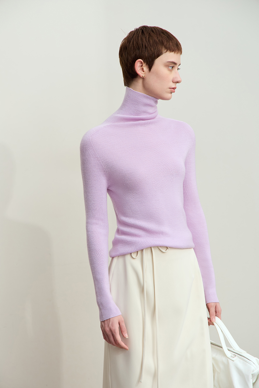 Seamless All - Wool Sweater|AMII-AMII.com