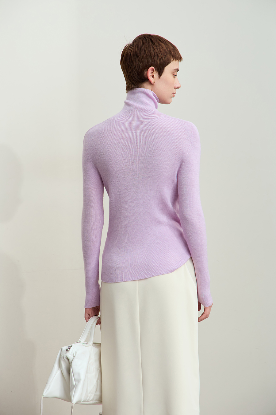 Seamless All - Wool Sweater|AMII-AMII.com