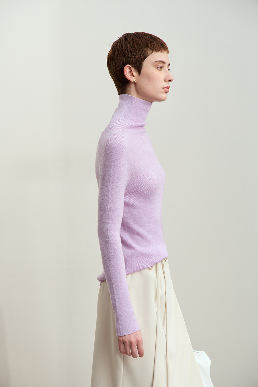 Seamless All - Wool Sweater|AMII-AMII.com