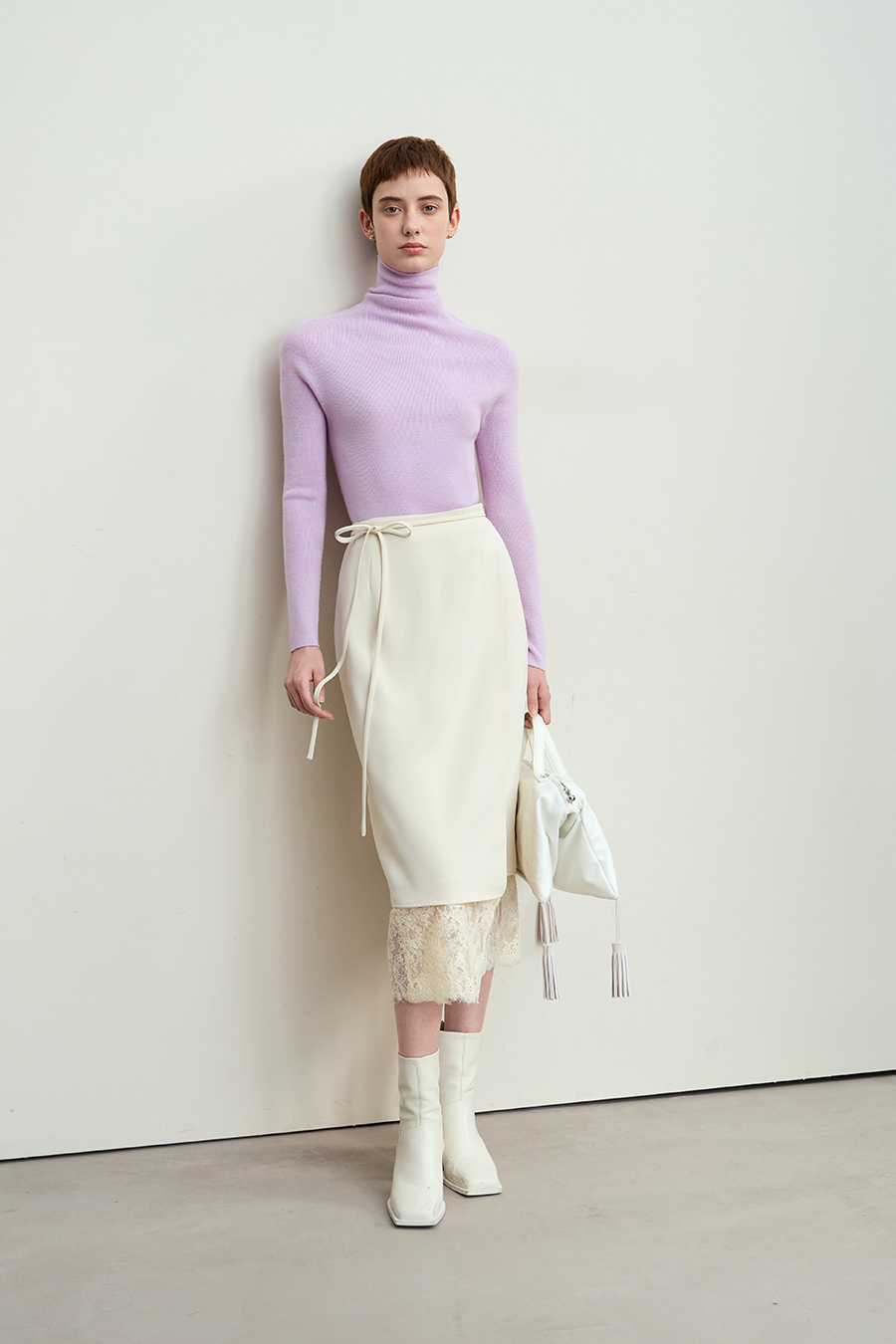 Seamless All - Wool Sweater|AMII-AMII.com