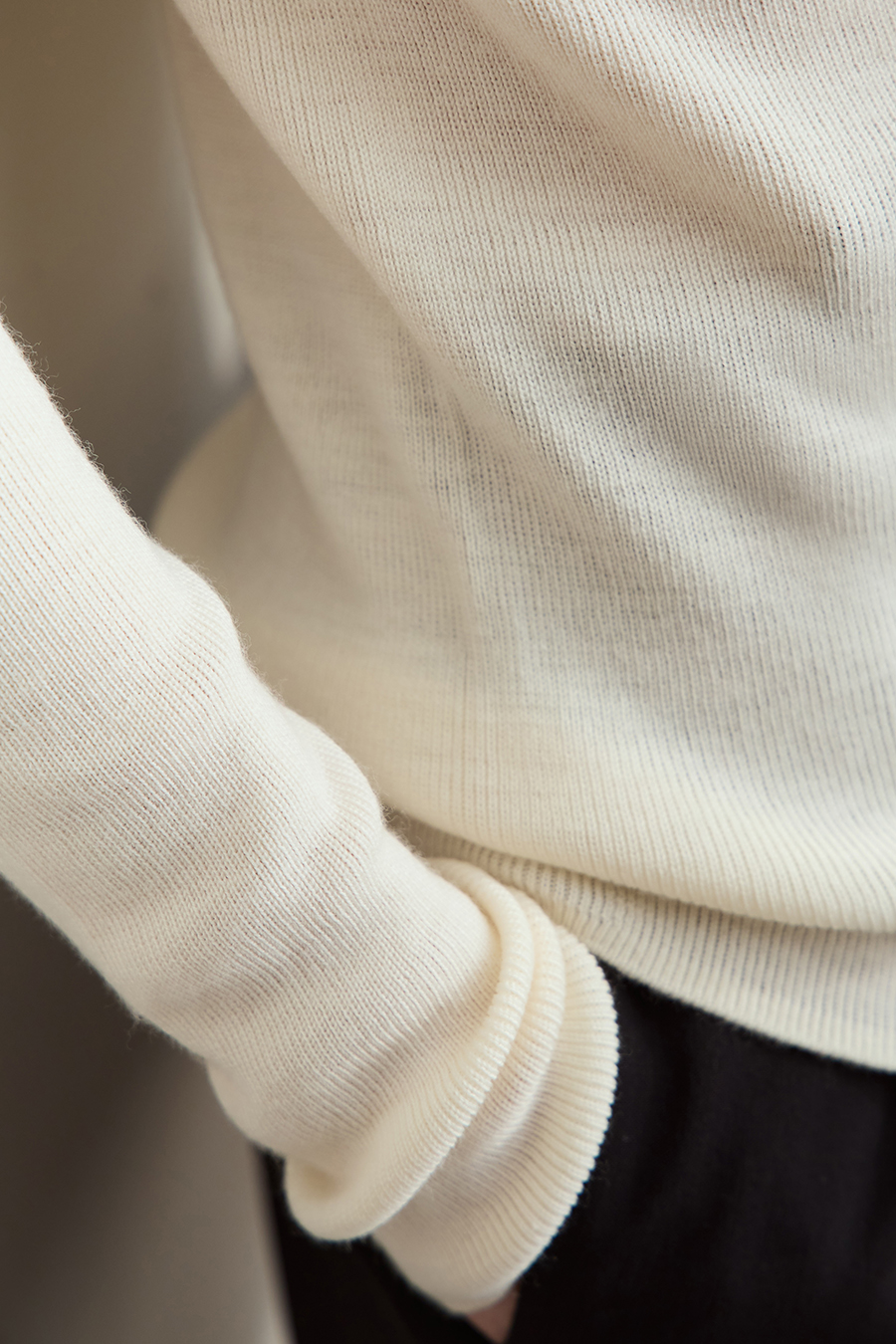 Seamless All - Wool Sweater|AMII-AMII.com