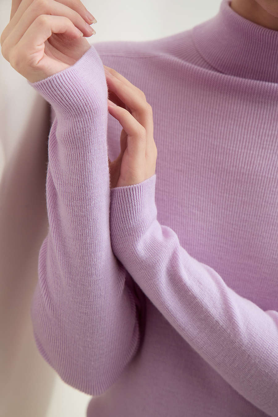 Seamless All - Wool Sweater|AMII-AMII.com
