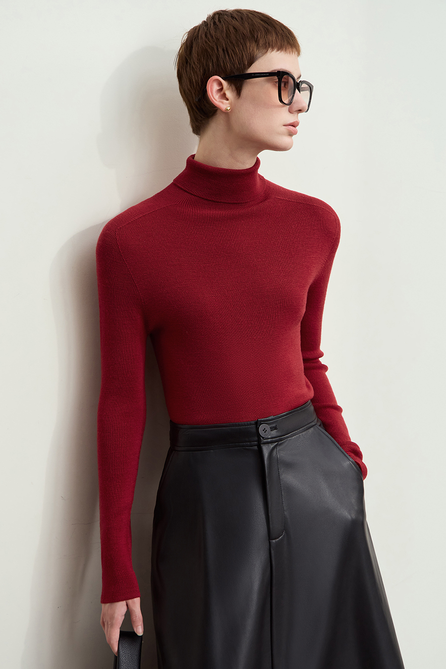 Seamless All - Wool Sweater|AMII-AMII.com