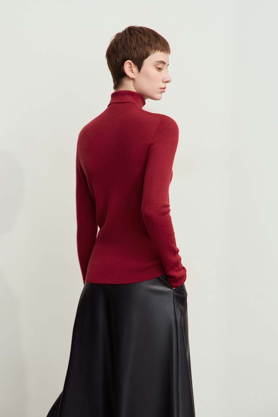 Seamless All - Wool Sweater|AMII-AMII.com