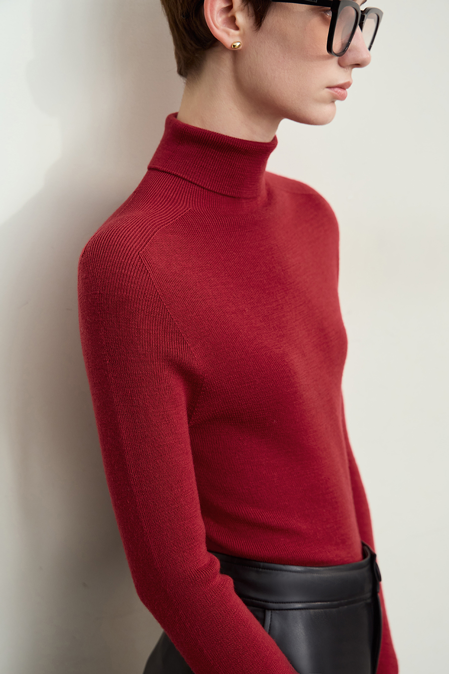 Seamless All - Wool Sweater|AMII-AMII.com
