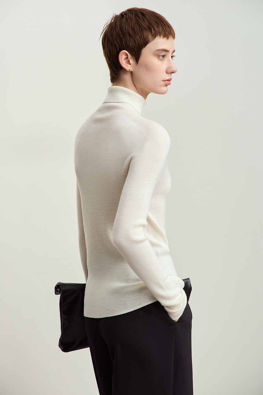 Seamless All - Wool Sweater|AMII-AMII.com
