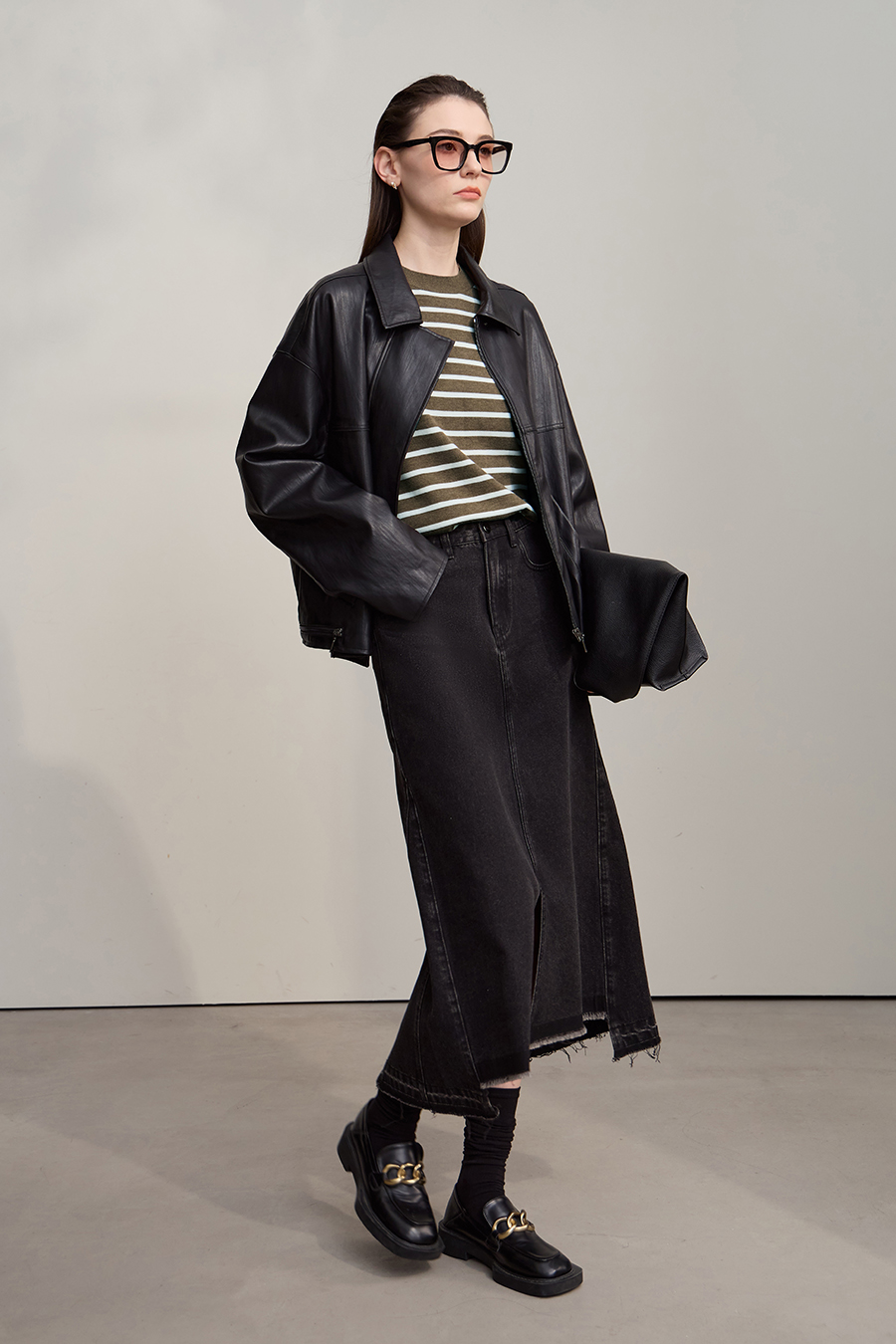 Color Block Embroidered Striped Sweater