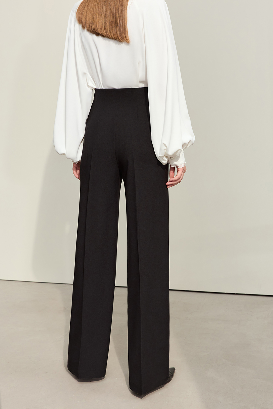 High Waist Straight Wide Leg Pants