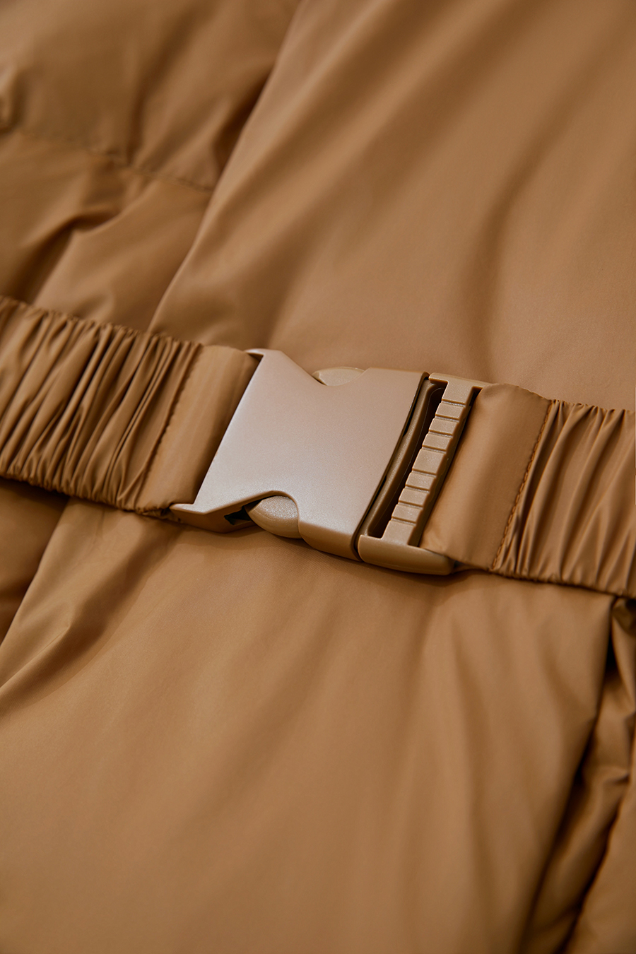 Belted Long Down Jacket|AMII-AMII.com