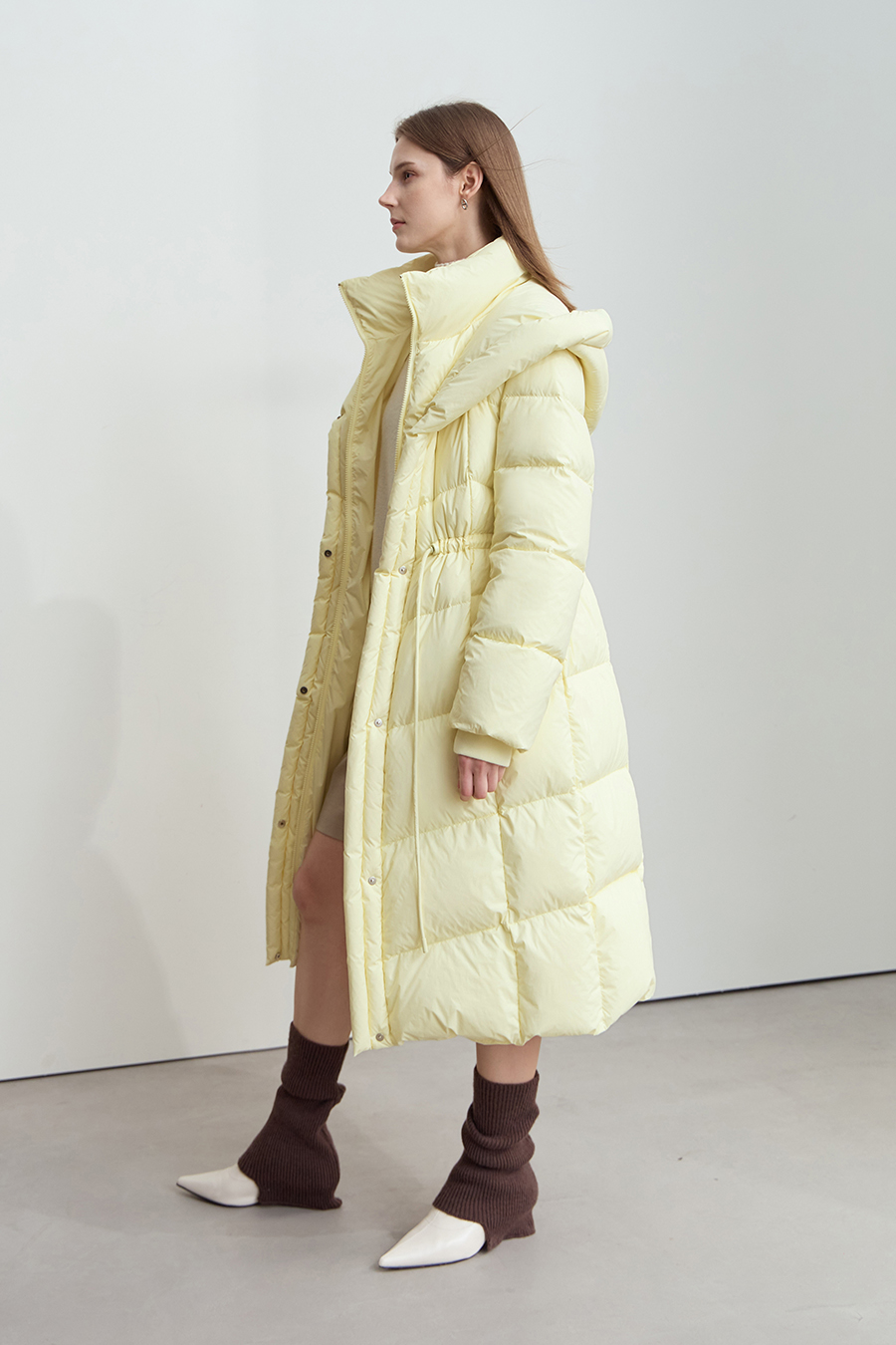 Graphene Hooded Down Jacket|AMII-AMII.com