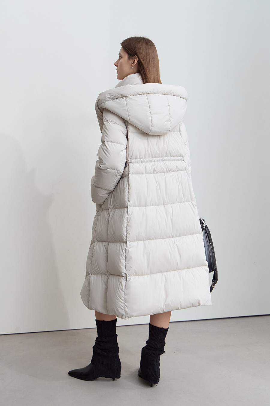 Graphene Hooded Down Jacket|AMII-AMII.com