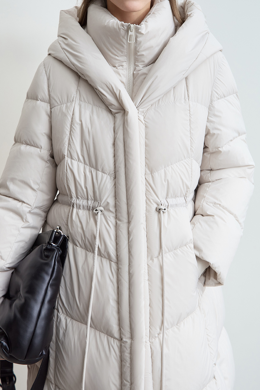 Graphene Hooded Down Jacket|AMII-AMII.com