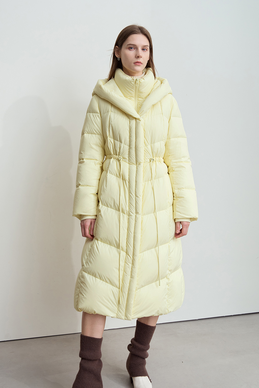 Graphene Hooded Down Jacket|AMII-AMII.com