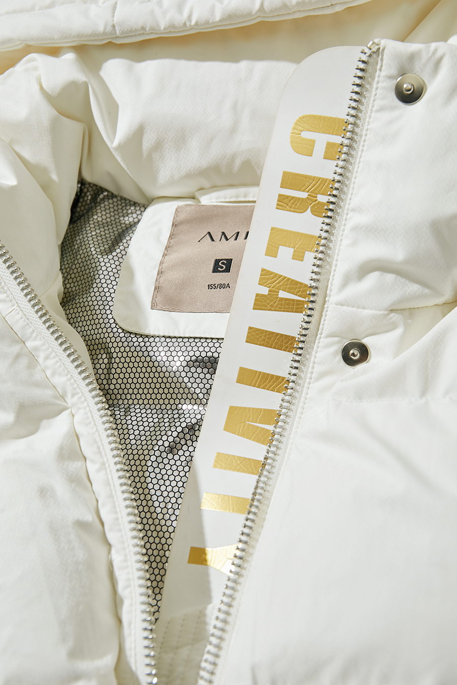 Printed Hooded Down Jacket|AMII-AMII.com