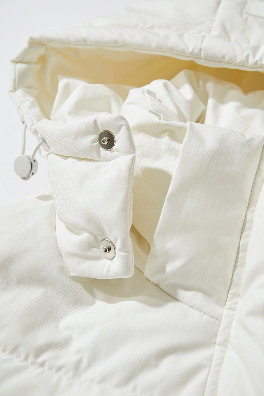 Printed Hooded Down Jacket|AMII-AMII.com