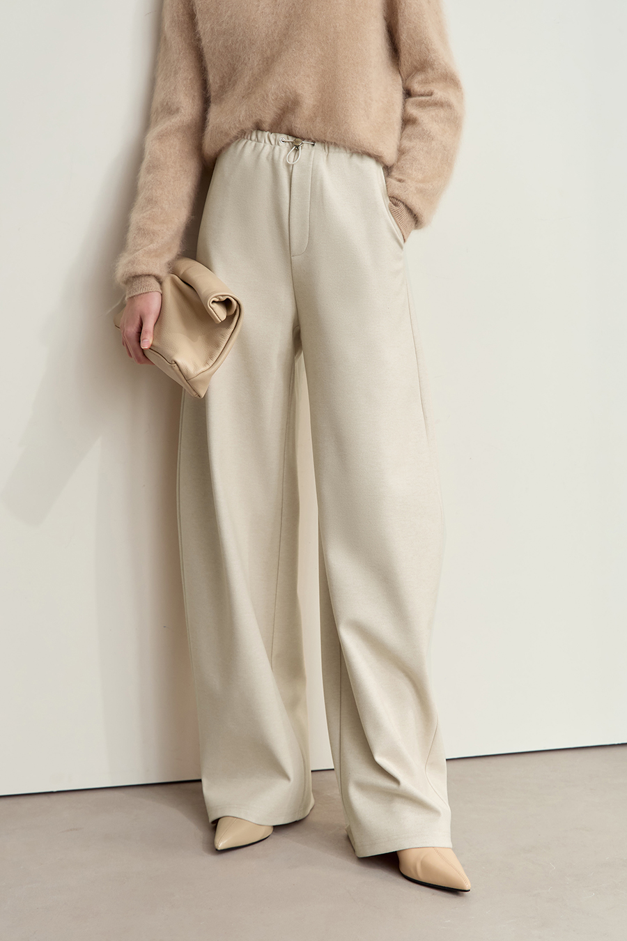 Warm Brushed Casual Long Pants|AMII-AMII.com