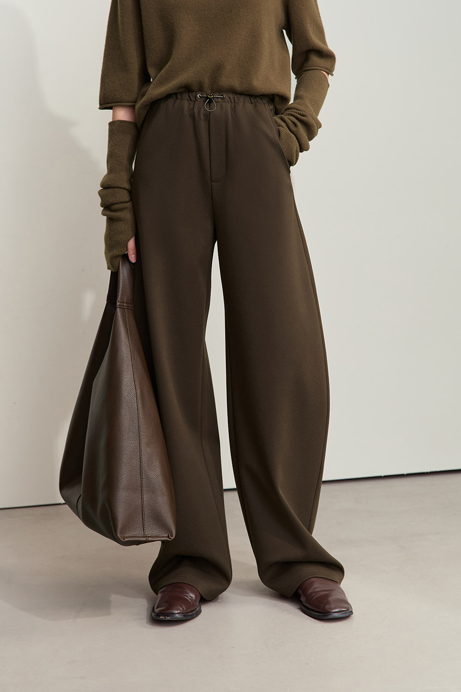 Warm Brushed Casual Long Pants|AMII-AMII.com