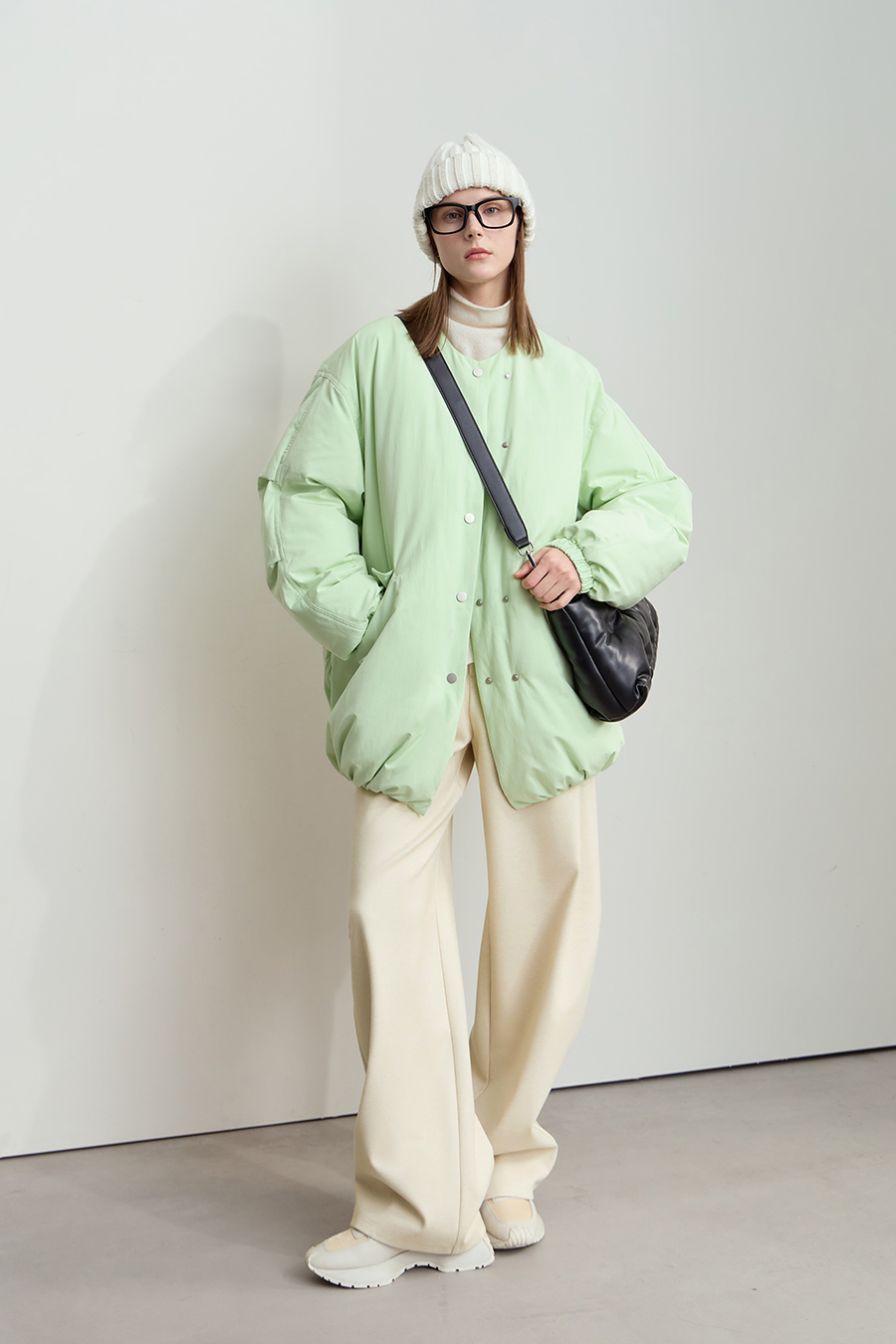 Warm Brushed Casual Long Pants|AMII-AMII.com