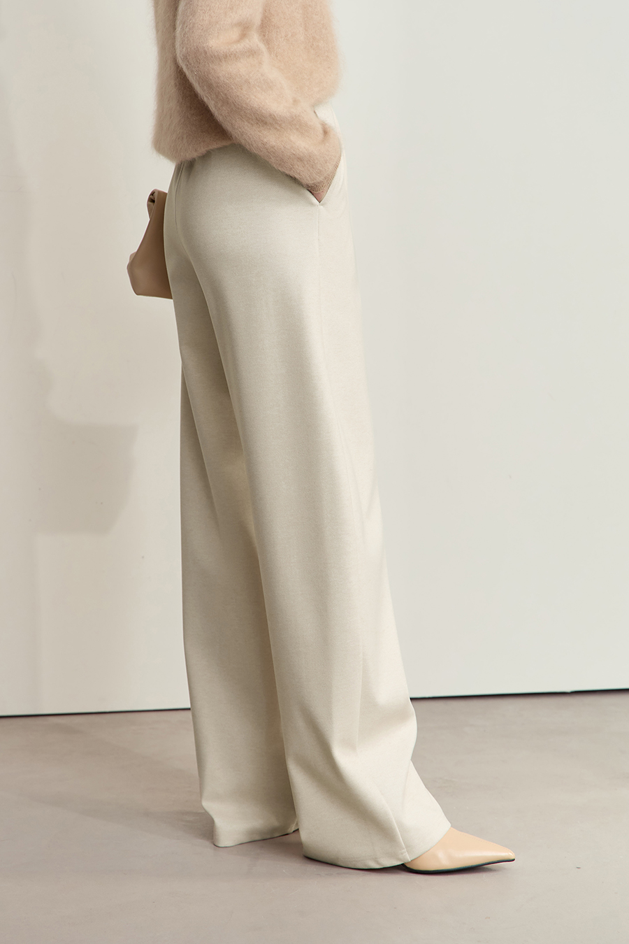 Warm Brushed Casual Long Pants|AMII-AMII.com