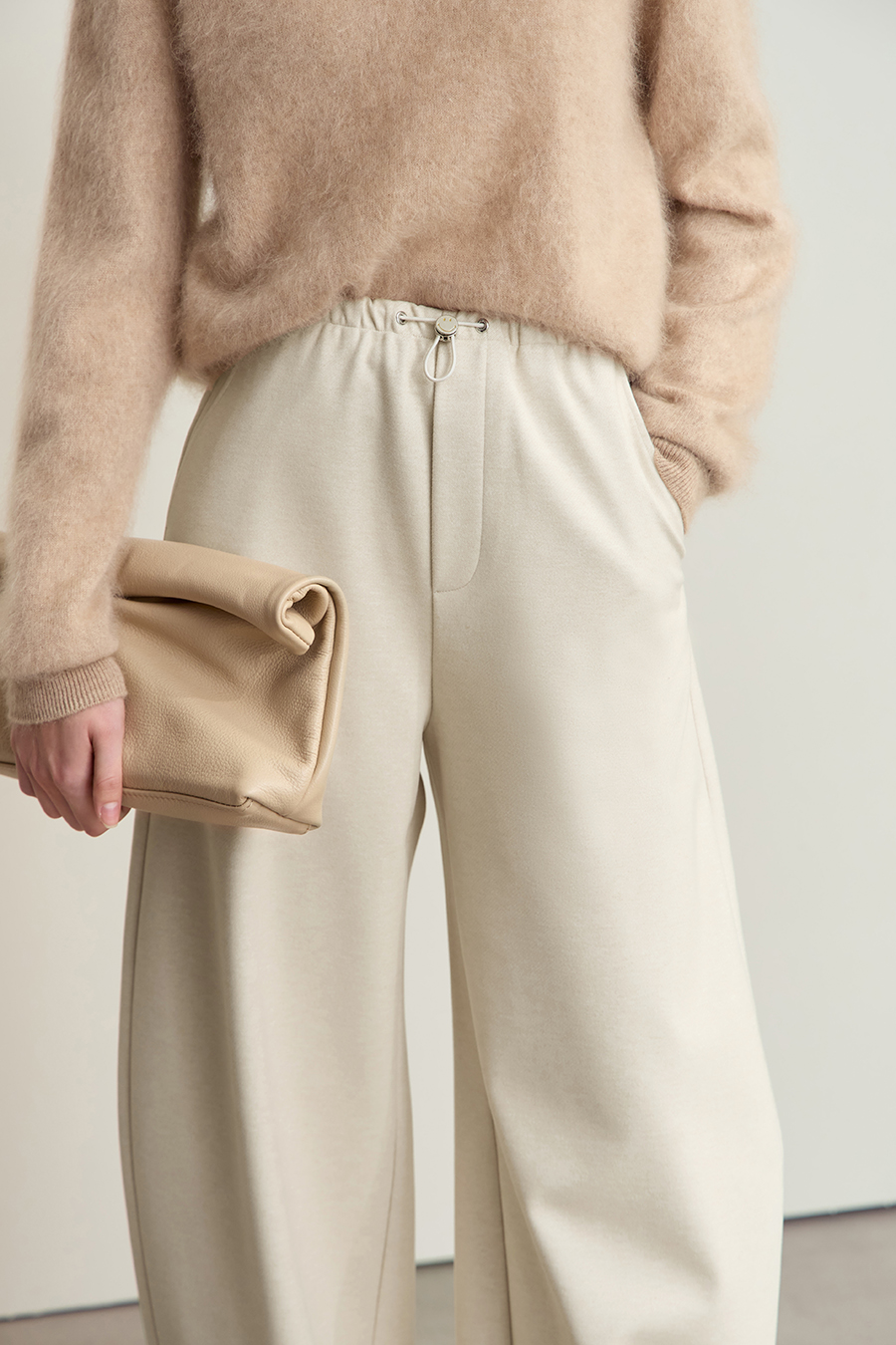 Warm Brushed Casual Long Pants|AMII-AMII.com