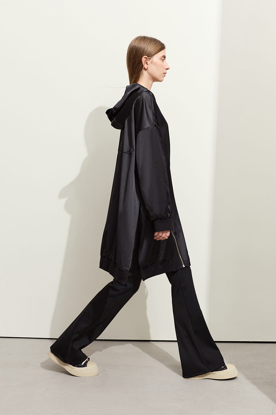 Embroidered Micro - flare Leggings|AMII-AMII.com