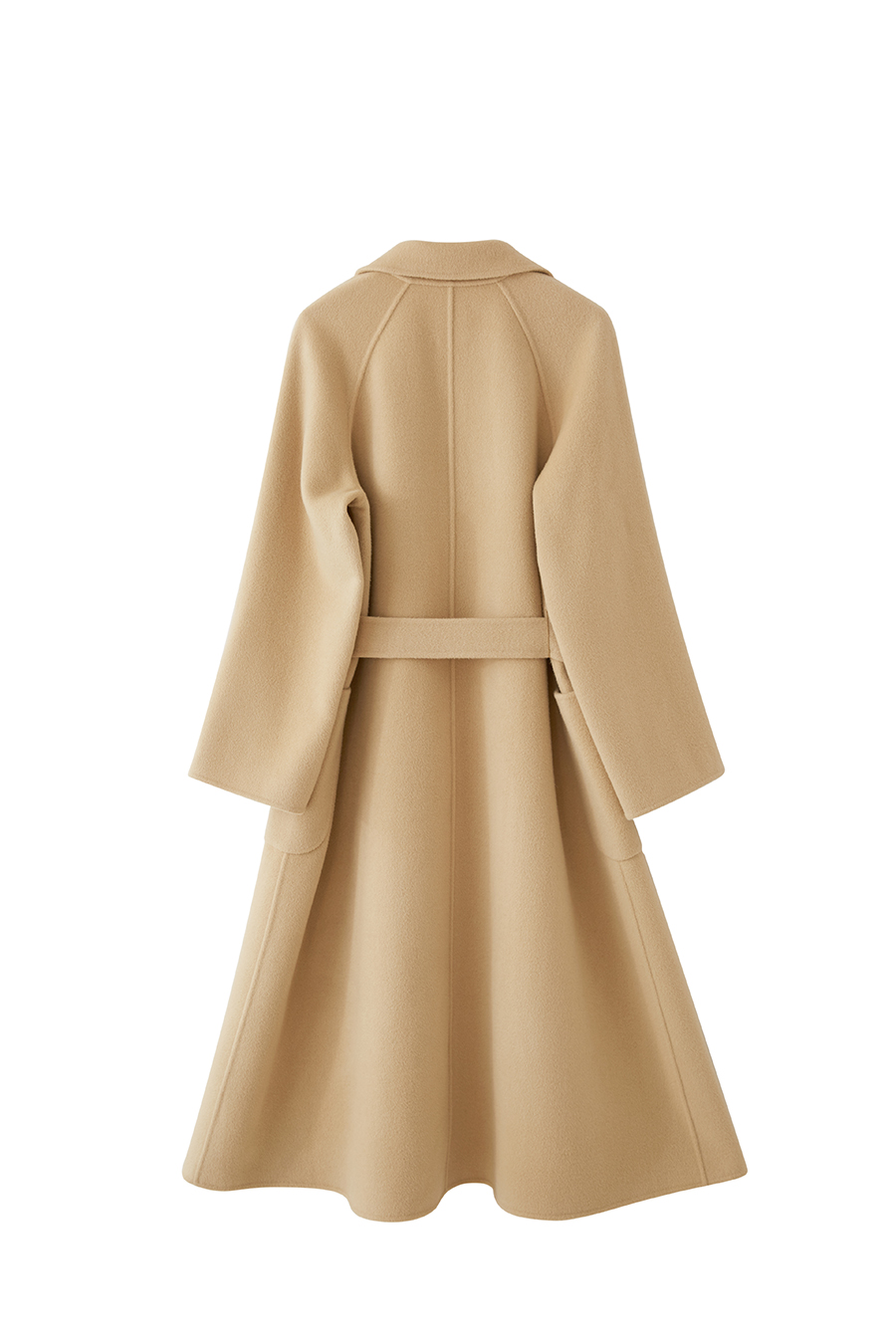 Wool Double - faced Fabric with Belt|AMII-AMII.com