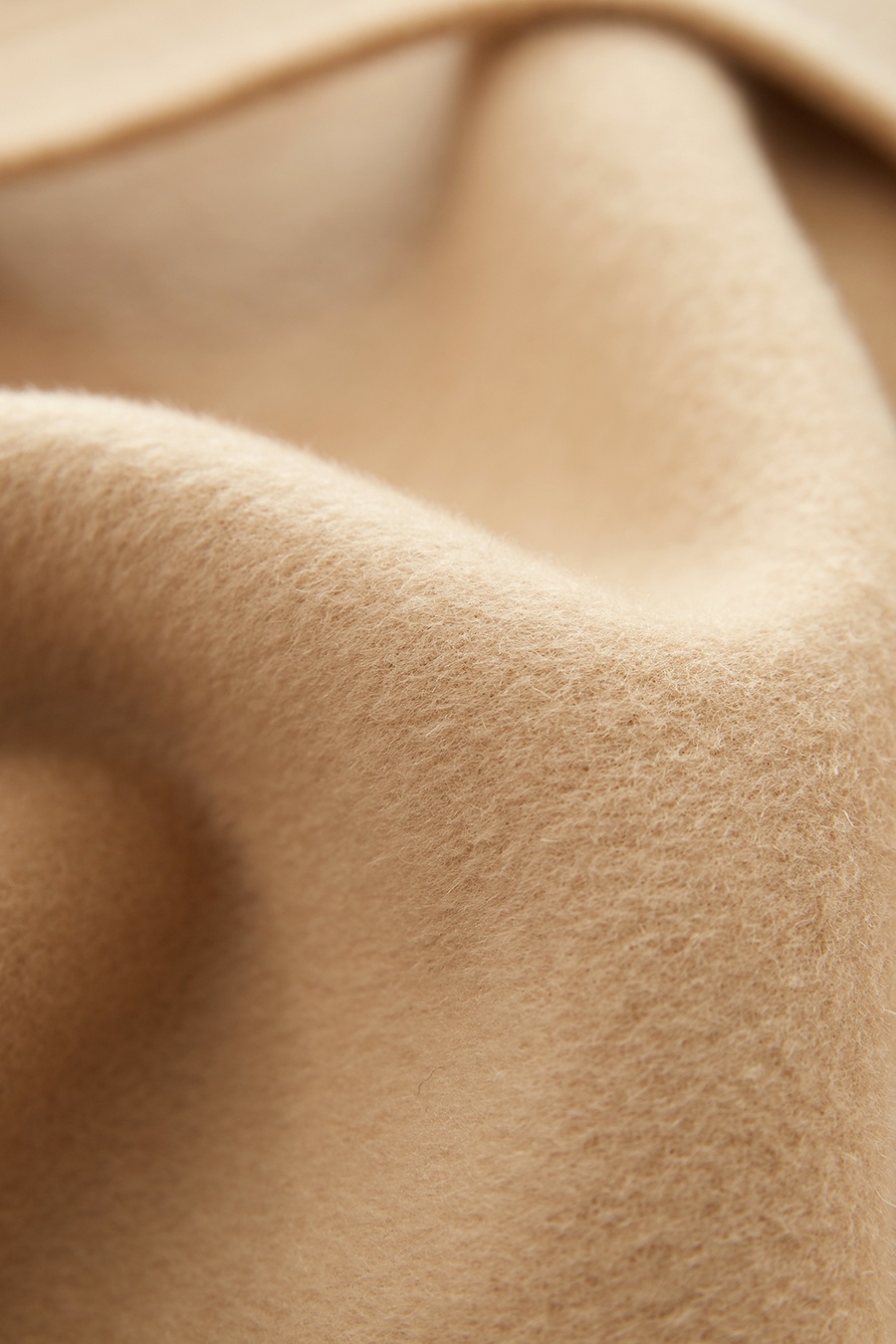 Wool Double - faced Fabric with Belt|AMII-AMII.com