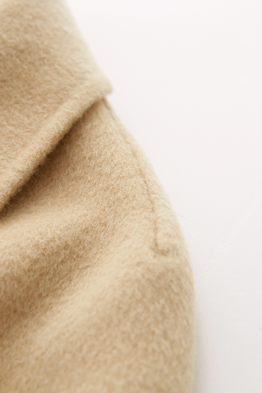 Wool Double - faced Fabric with Belt|AMII-AMII.com