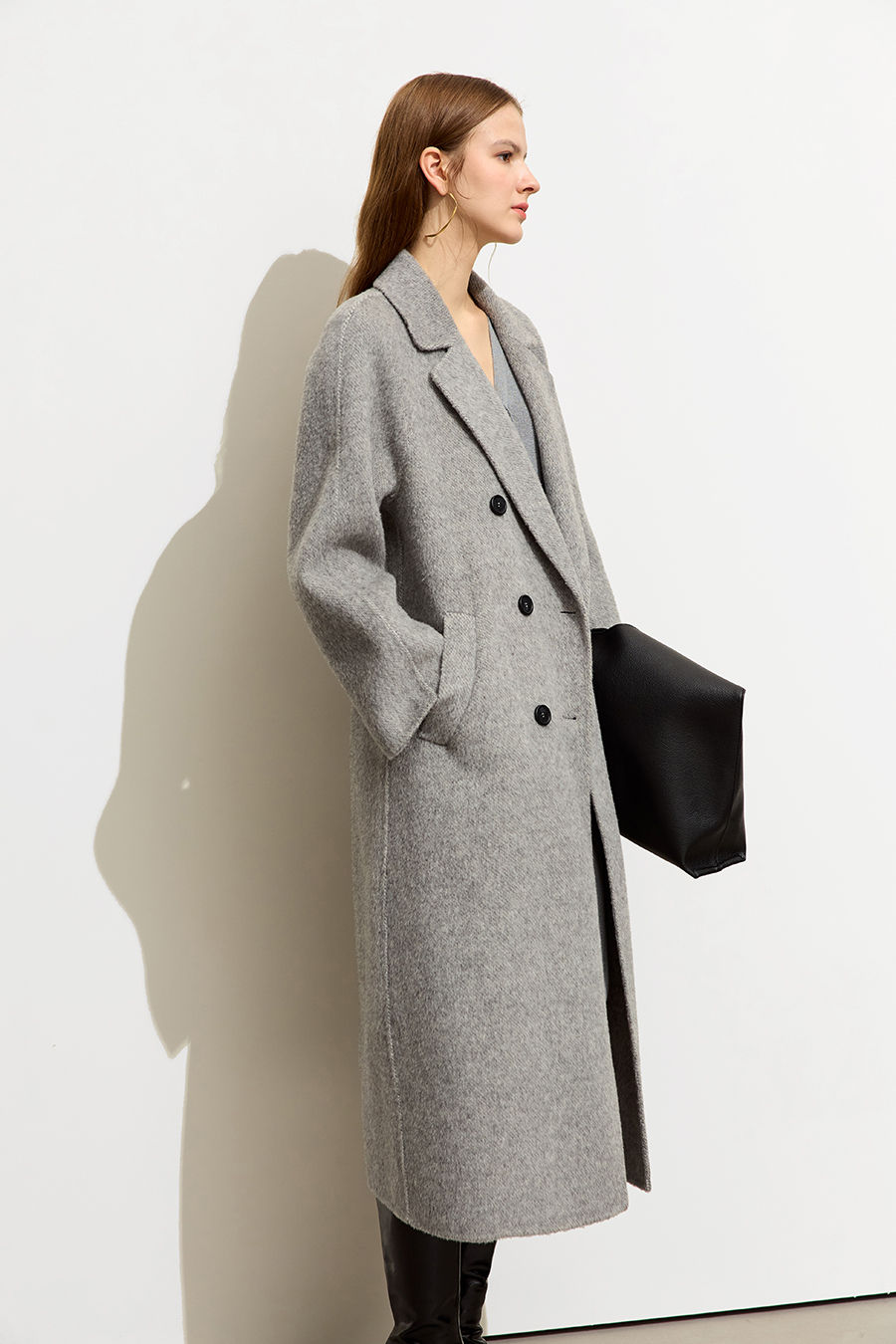 Alpaca Wool Double - faced Fabric|AMII-AMII.com