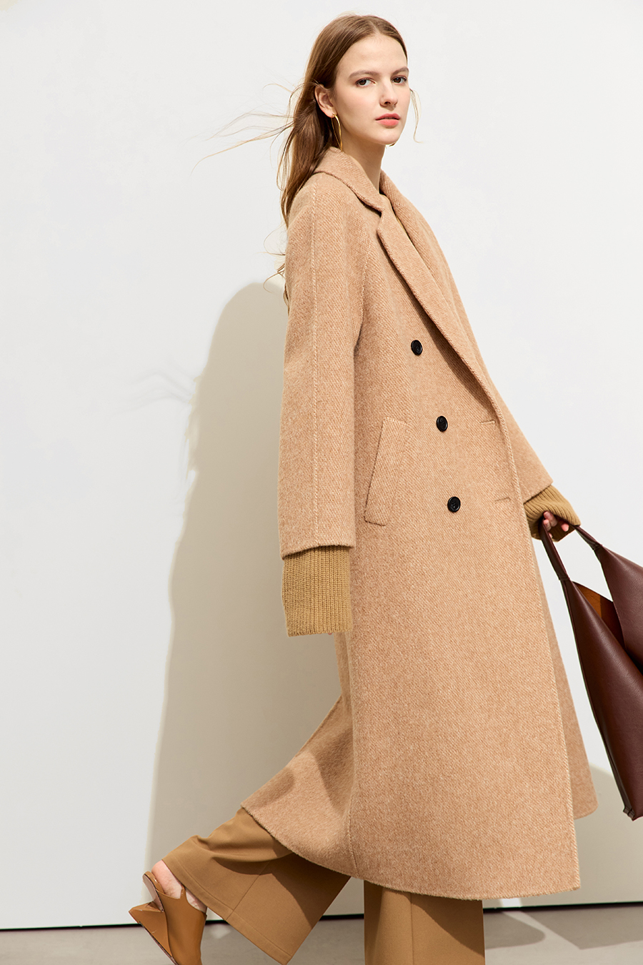 Alpaca Wool Double - faced Fabric|AMII-AMII.com