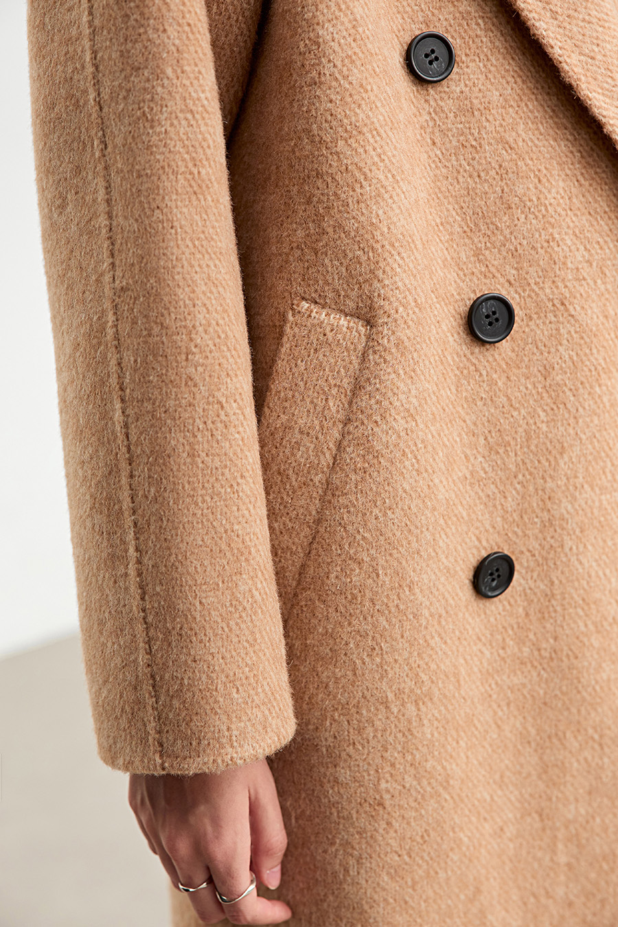 Alpaca Wool Double - faced Fabric|AMII-AMII.com