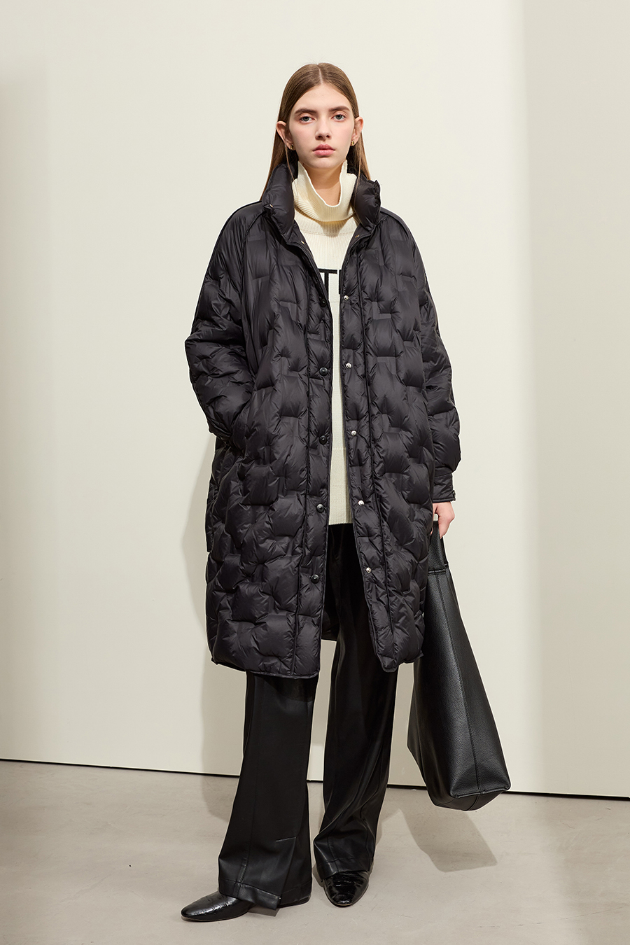 Stand Collar Direct - filled Down Jacket|AMII-AMII.com